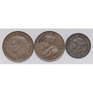 Foreign coins - AUSTRALIA Lotto di tre monete in CU come da f...