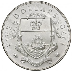 Foreign coins - BAHAMAS Elisabetta II (1952-2022) 5 Dollari 1...