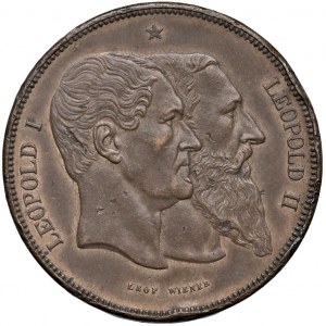 Foreign coins - BELGIO. Leopoldo II (1865-1909). 5 franchi 18...