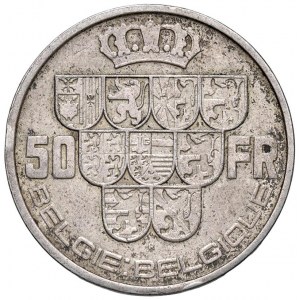 Foreign coins - BELGIO Leopoldo III (1934-1951) 50 Franchi 19...