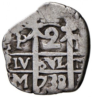 Foreign coins - BOLIVIA Philip V (1700-1746) Potosí - 2 Real...