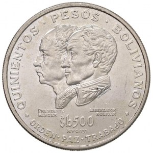 Foreign coins - BOLIVIA 500 Pesos Bolivianos 1975 - KM 196 AG...