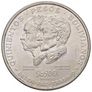 Foreign coins - BOLIVIA 500 Pesos Bolivianos 1975 - KM 196 AG...