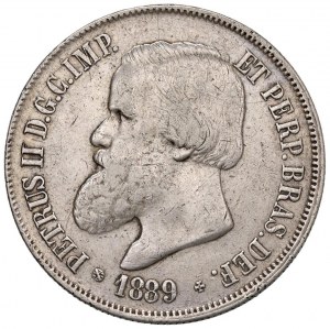 Foreign coins - BRAZIL Peter II (1831-1889) 2,000 Reis 1889...