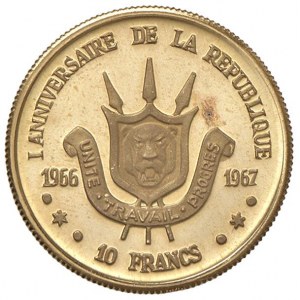 Foreign coins - BURUNDI 10 Franchi 1967 - KM 11 AU (g 3,22)...