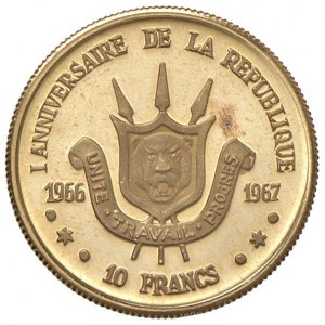 Foreign coins - BURUNDI 10 Francs 1967 - KM 11 AU (g 3.22)...