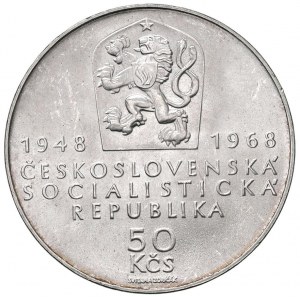 Foreign coins - CECCOSLOVACCHIA 50 Korun 1968 - KM 65 AG (g 2...