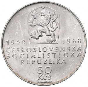 Foreign coins - CZECHOSLOVAKIA 50 Korun 1968 - KM 65 AG (g 2...