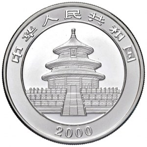Foreign coins - CHINA 10 Yuan 2000 - AG (g 31.49) Colorized...