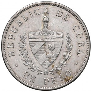 Foreign coins - CUBA Peso 1932 - KM 15 AG (g 26,66)...