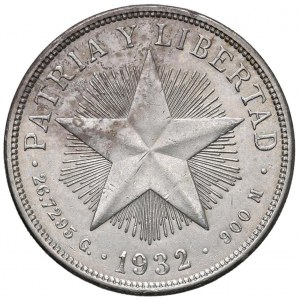 Foreign coins - CUBA Peso 1932 - KM 15 AG (g 26,66)...