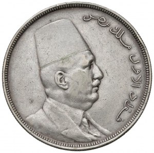Foreign coins - EGYPT Ahmed Fuad I (1922-1936) 20 Piastres 1...