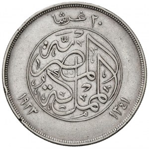 Foreign coins - EGITTO Ahmed Fuad I (1922-1936) 20 Piastres 1...