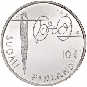 Foreign coins - FINLAND 10 Euro 2010 Minna Canth - KM 152 A...