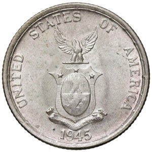 Foreign coins - PHILIPPINE 50 Centavos 1945 - KM 183 AG (g 9.9...