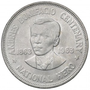 Foreign coins - PHILIPPINES Weight 1963 - KM 193 AG (g 26.72)...
