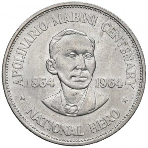 Foreign coins - PHILIPPINES Weight 1965 - KM 194 AG (g 26.57)...