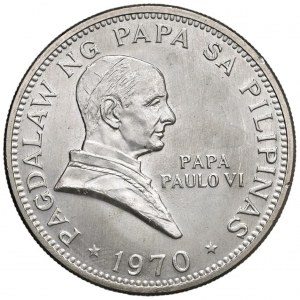 Foreign coins - PHILIPPINES Piso 1970 - KM 202a AG (g 26.41) Mi...