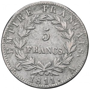 Foreign coins - FRANCE Napoleon (1804-1814) 5 Francs 1811 ...