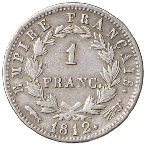 Foreign coins - FRANCE Napoleon (1804-1814) Franco 1812 Utr...