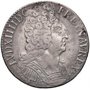 Foreign coins - FRANCIA Luigi XIV (1643-1715) Ecu 1710 X Amie...