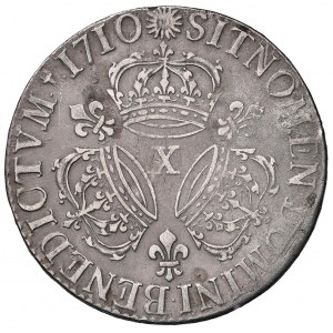 Foreign coins - FRANCIA Luigi XIV (1643-1715) Ecu 1710 X Amie...
