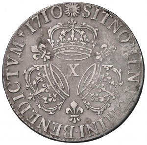 Foreign coins - FRANCE Louis XIV (1643-1715) Ecu 1710 X Amie...