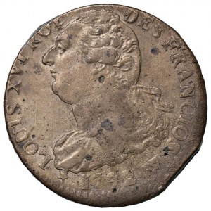 Foreign coins - FRANCE Louis XVI (1774-1792) 2 Sols 1792 W -...