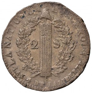 Foreign coins - FRANCE Louis XVI (1774-1792) 2 Sols 1792 W -...
