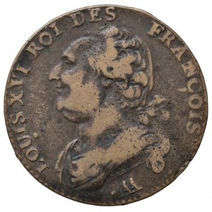 Foreign coins - FRANCE Louis XVI (1774-1792) 12 Deniers 1791...