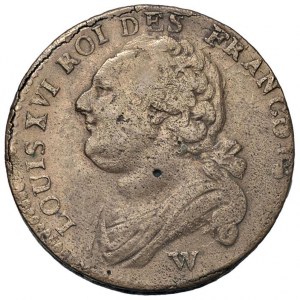 Foreign coins - FRANCE Louis XVI (1774-1792) 12 Deniers 1792...