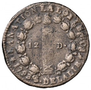 Foreign coins - FRANCE Louis XVI (1774-1792) 12 Deniers 1793...