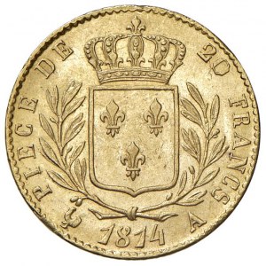 Foreign coins - FRANCE Louis XVIII (1814-1824) 20 Francs 18...