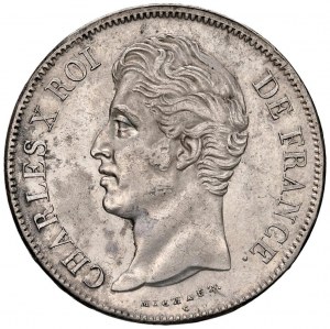 Foreign coins - FRANCE Charles X (1824-1830) 5 Francs 1827 MA...