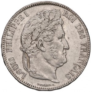 Foreign coins - FRANCIA Luigi Filippo (1830-1848) 5 Franchi 1...