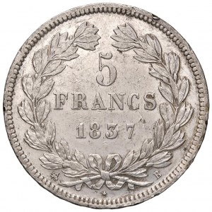 Foreign coins - FRANCIA Luigi Filippo (1830-1848) 5 Franchi 1...