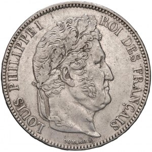 Foreign coins - FRANCE Louis Philippe (1830-1848) 5 Francs 1...