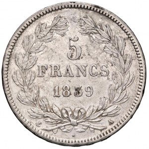 Foreign coins - FRANCIA Luigi Filippo (1830-1848) 5 Franchi 1...