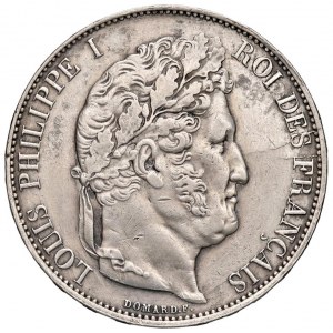 Foreign coins - FRANCIA Luigi Filippo (1830-1848) 5 Franchi 1...