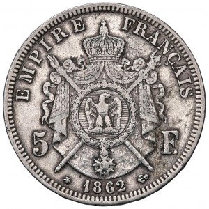 Foreign coins - FRANCIA Napoleone III (1852-1870) 5 Franchi 1...
