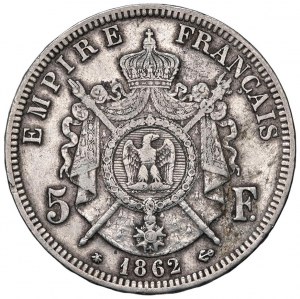 Foreign coins - FRANCE Napoleon III (1852-1870) 5 Francs 1...