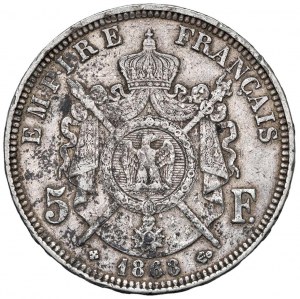Foreign coins - FRANCE Napoleon III (1852-1870) 5 Francs 1...