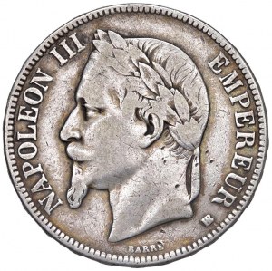 Foreign coins - FRANCE Napoleon III (1852-1870) 5 Francs 1...