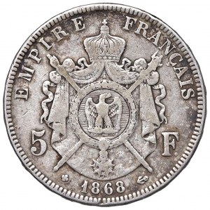 Foreign coins - FRANCE Napoleon III (1852-1870) 5 Francs 1...