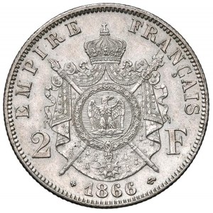 Foreign coins - FRANCIA Napoleone III (1852-1870) 2 Franchi 1...
