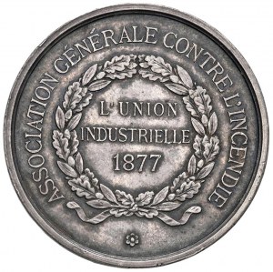 Foreign coins - FRANCE Medal 1877 L'Union Industrielle - ...