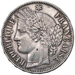 Foreign coins - FRANCE 5 Francs 1870 K - KM 818 AG (g 24.80...