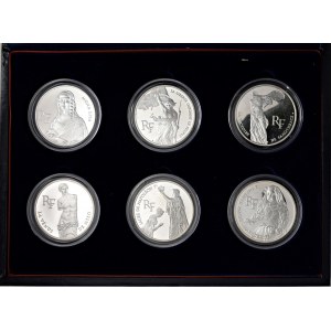 Foreign coins - FRANCIA Lotto di 2 confezioni: Scatola compos...