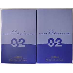 Foreign coins - FRANCIA Lotto di 3 confezioni: Serie division...