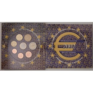 Foreign coins - FRANCIA Lotto di 4 confezioni: Serie division...